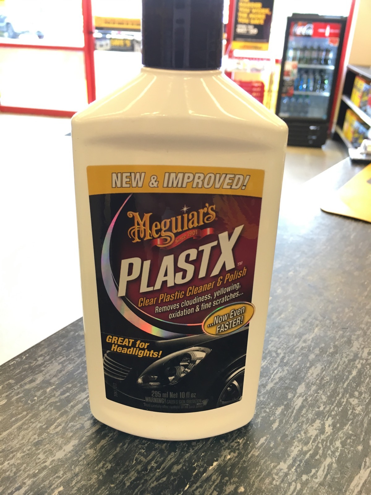 Meguiar’s PlastX Cloudy Yellow Headlights Car Cleaner Polish Clear Plastic 10oz