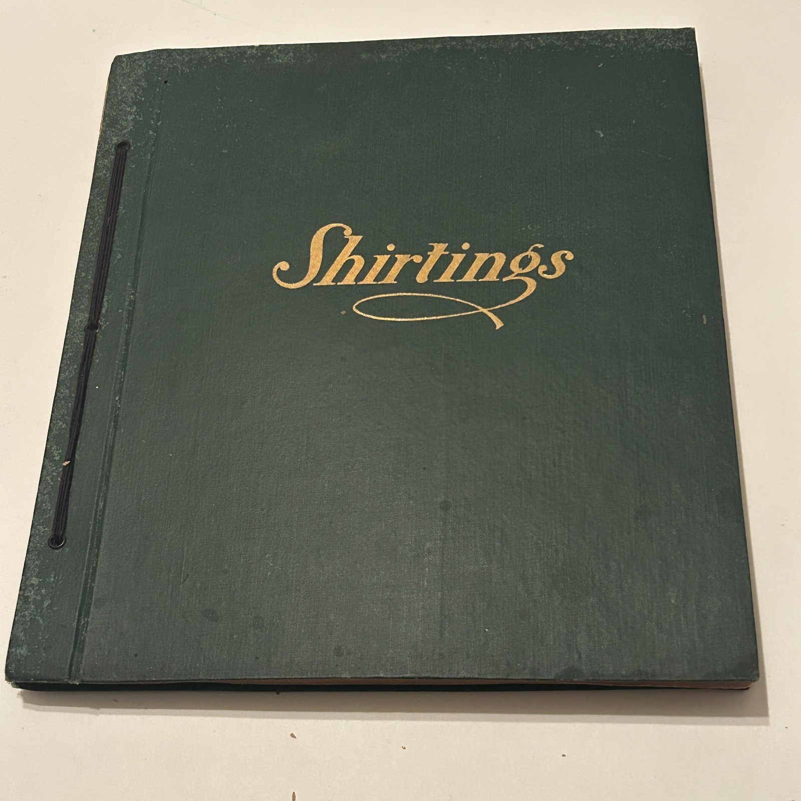 Antique 1919 Textile Salesman Sample Book Fabric Design Reference Swatches 1900s