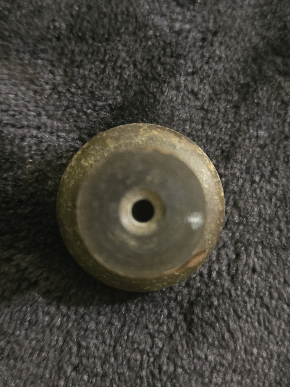 Vintage Brass Cabinet Drawer Pull Knobs Set of 3 Round Farmhouse Style Furniture