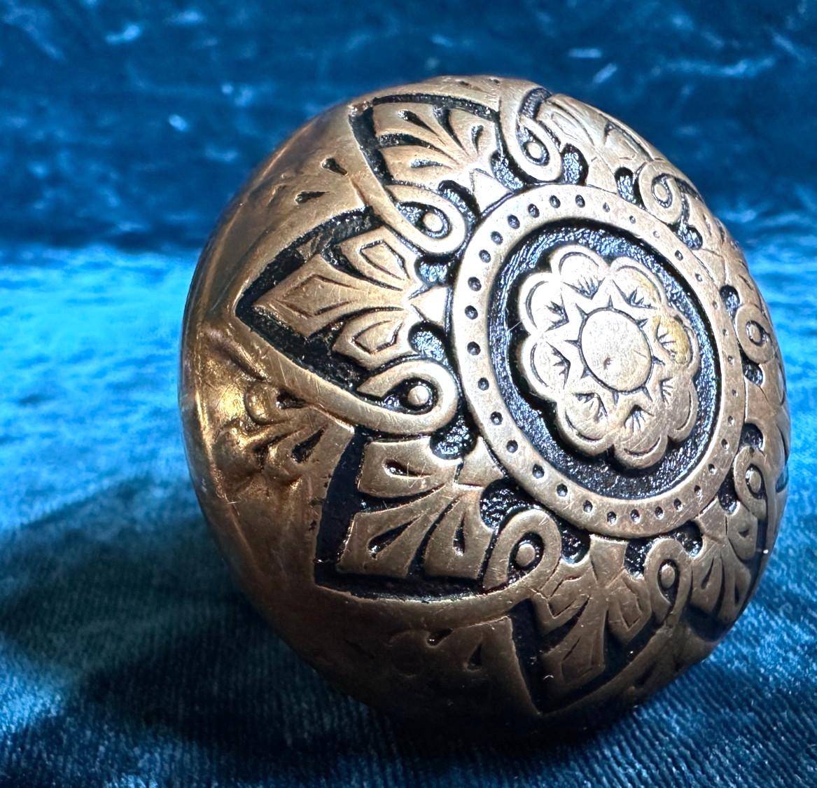 Antique c.1880s Bronze / Brass Russell & Erwin Entry Door Knob K-10400