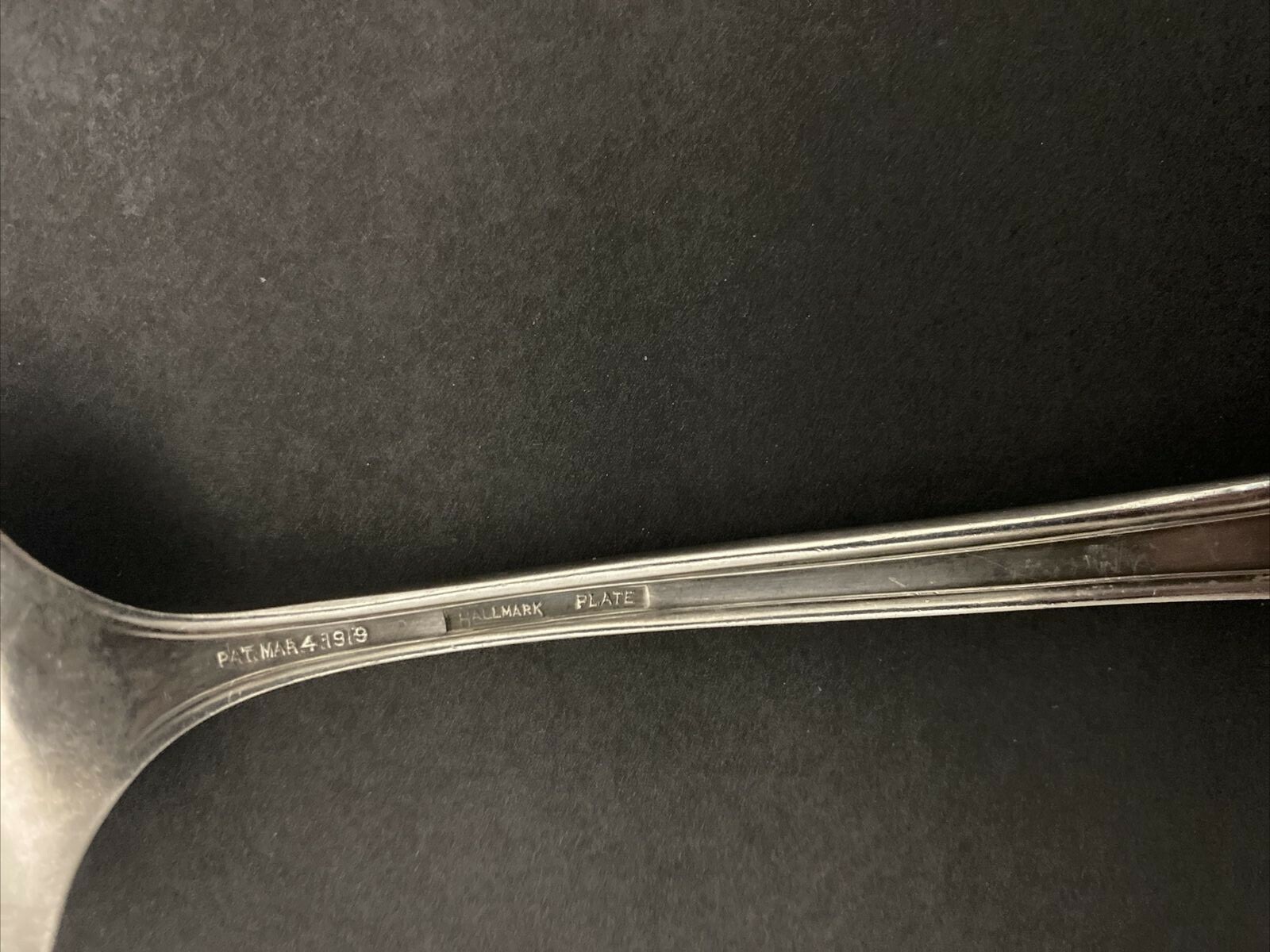 Hallmark Silver Plate CLARIDGE Serving Fork