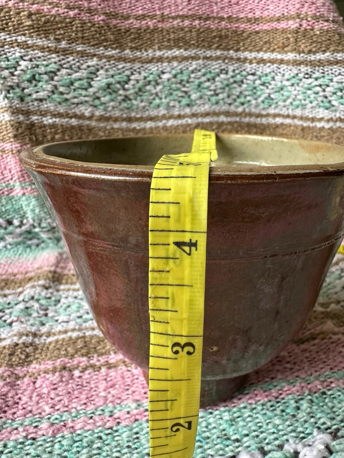 Antique 1800-1900’s Red Ware/Stoneware Pudding/Jelly Mold Bowl