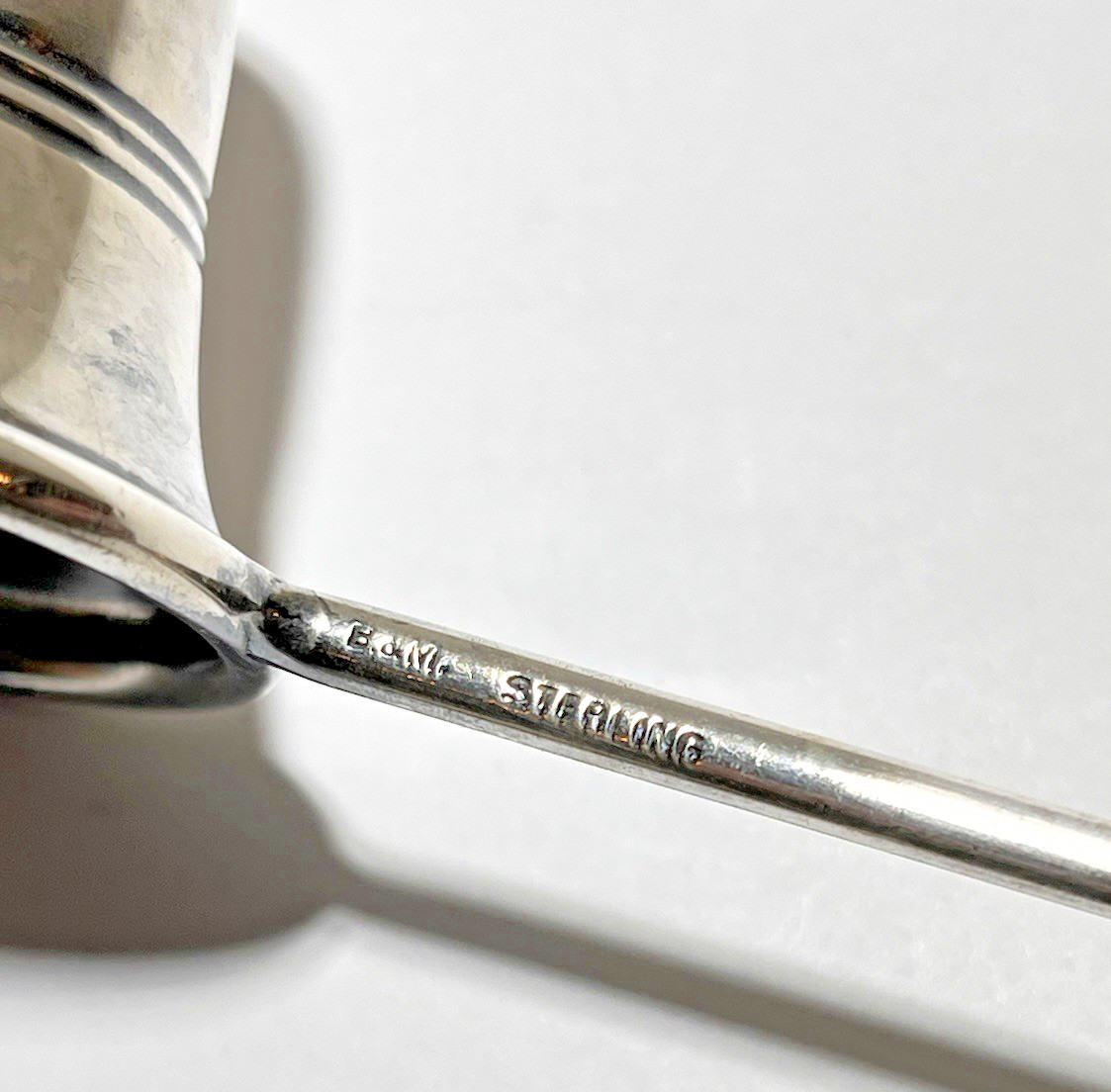Sterling Silver Candle Snuffer Baldwin & Miller Ship And Bell Design 52.5 Gr.