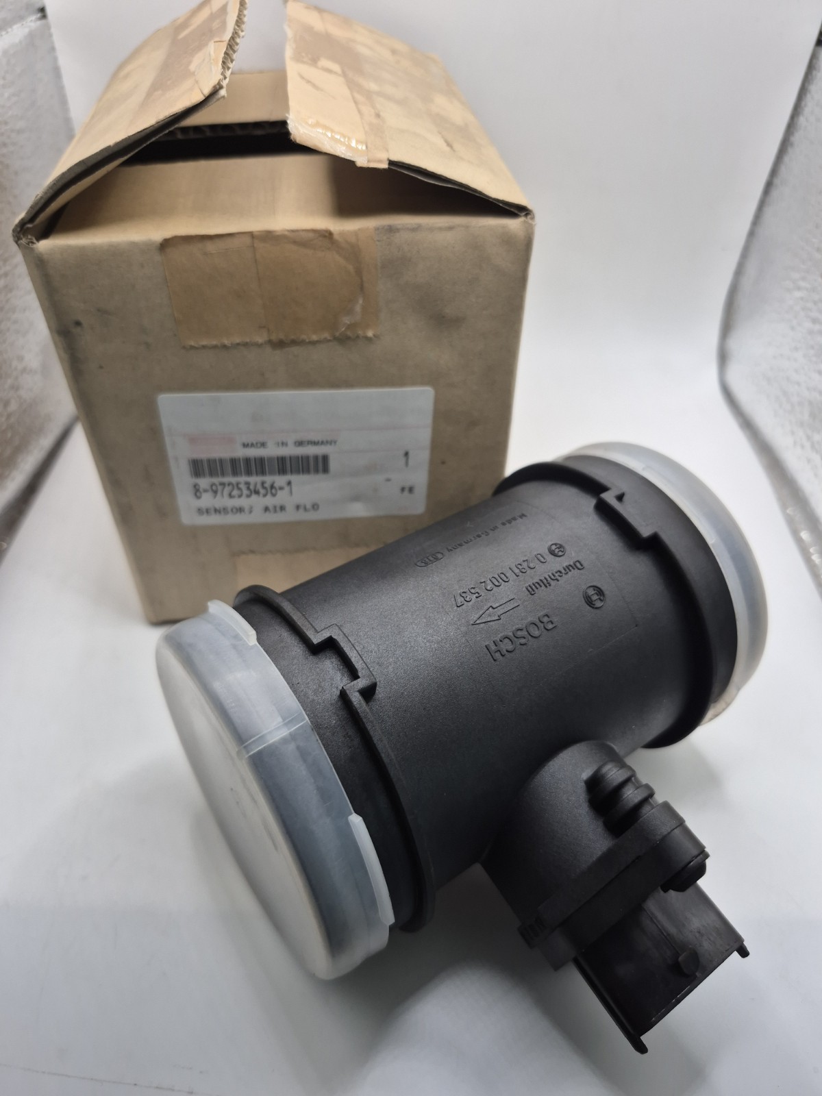 Isuzu D-Max Rodeo 2.5D Genuine Mass Air Flow Meter 97253456 New OEM Part