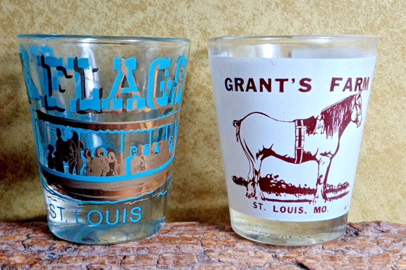 ST. Louis Mo. Shot Glasses … 2 Lot