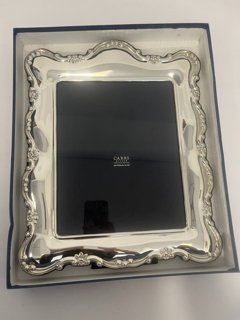 Carrs of Sheffield Large Sterling Silver Hallmarked 925 Frame 20 x 25cm