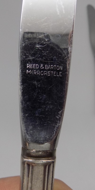 4 Reed & Barton Waverly Pattern Dinner Knives Silver Plate Vintage Mirrorstele