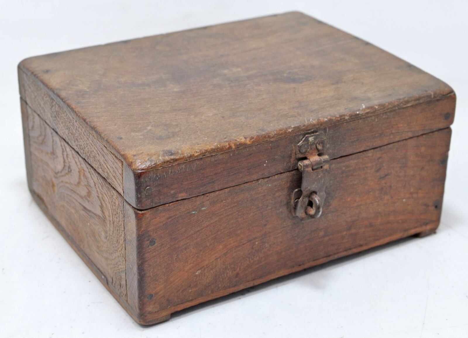 Antique Wooden Kitchenware Spice Box Original Old Hand Crafted Teak Wood
