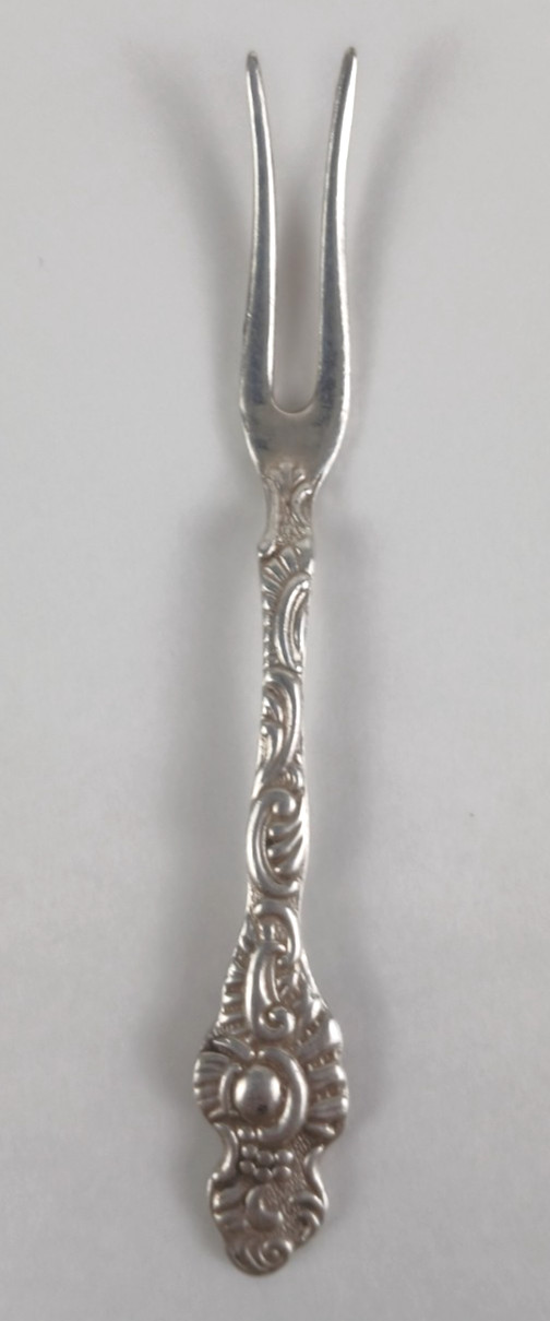 (Vintage) Nils-Johan Sweden Silver-plate “Extra PRNS ALP” Olive Cocktail Fork
