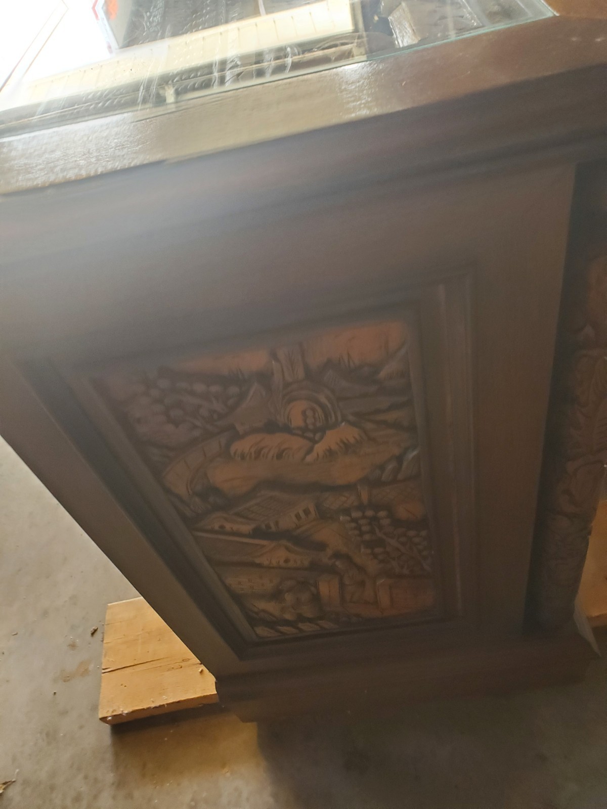 chinese black lacquer drawer