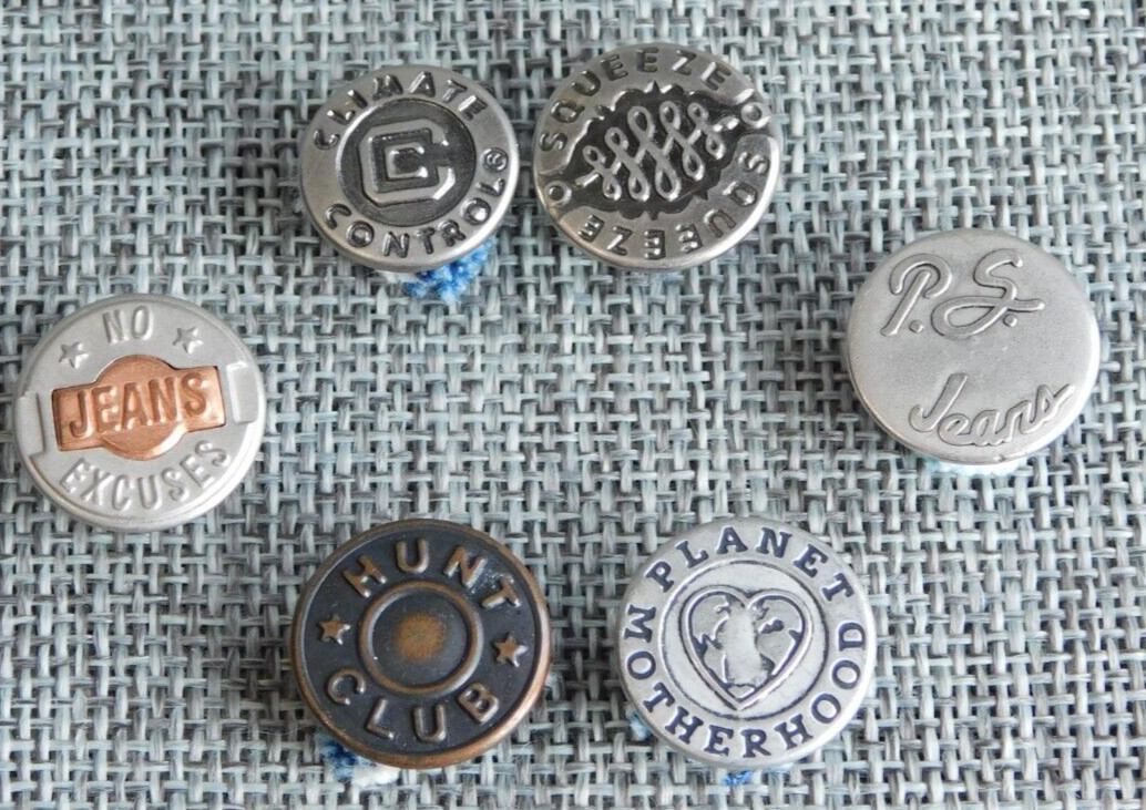 Lot of Vintage Jeans Pant Button Studs #218-B