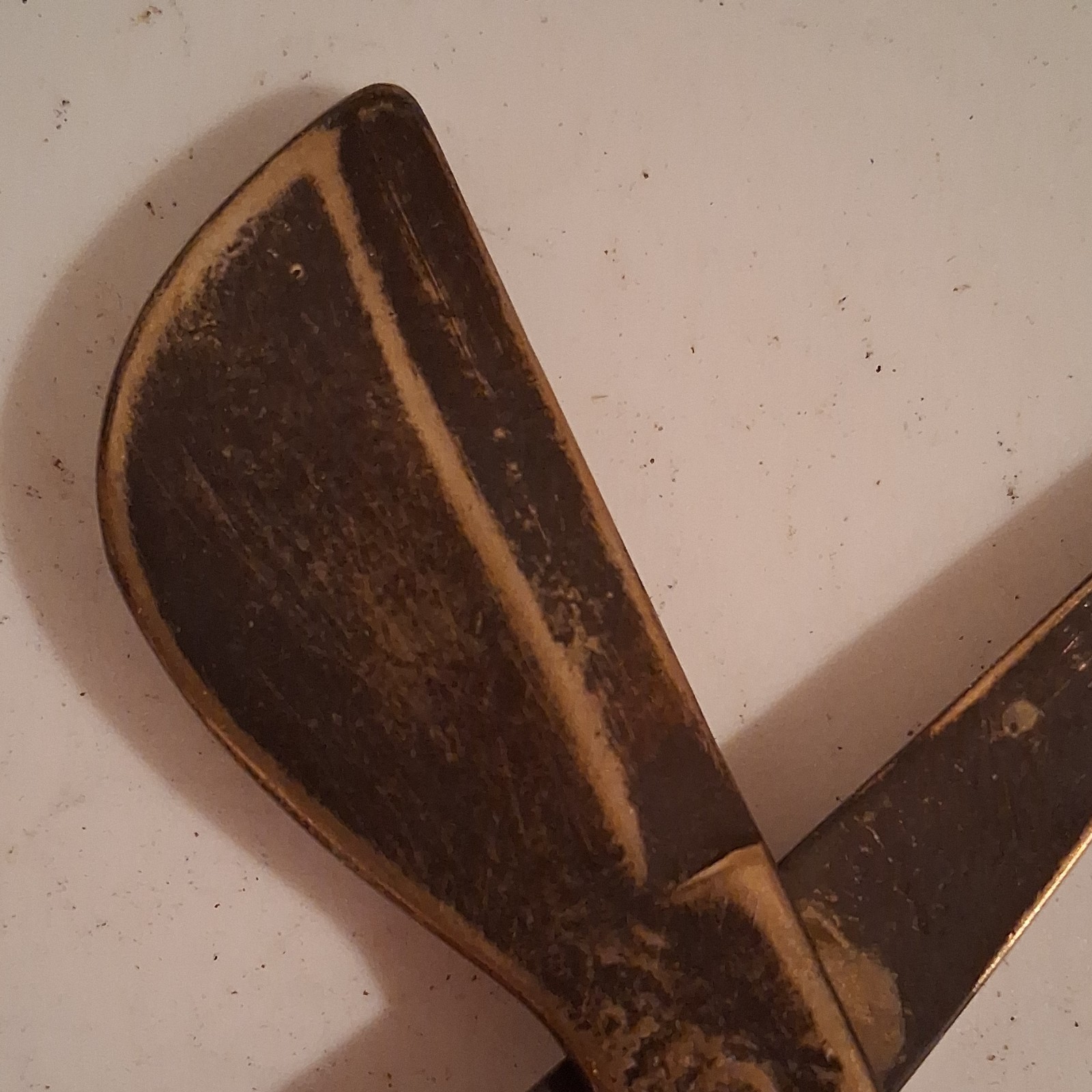Antique Primitive Metal Sugar Nippers Tool Brown Late 18th-Early 19th Century