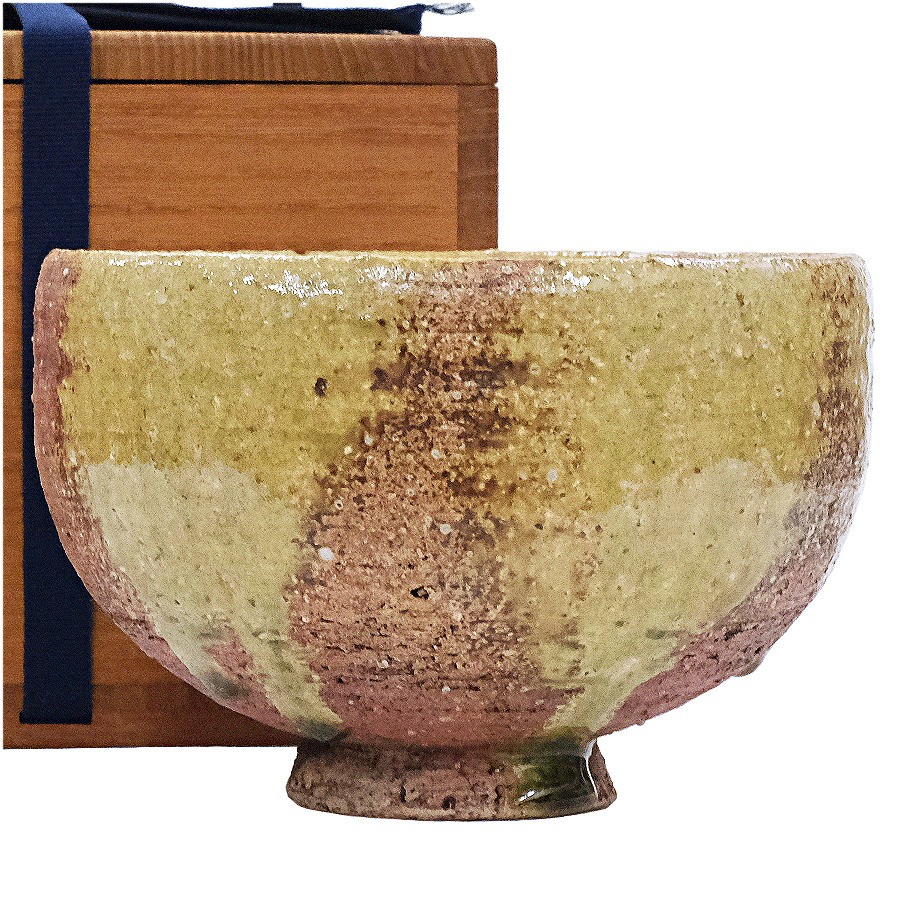 Japanese Shigaraki Ware Tea Bowl Classic Style Chawan-CW327
