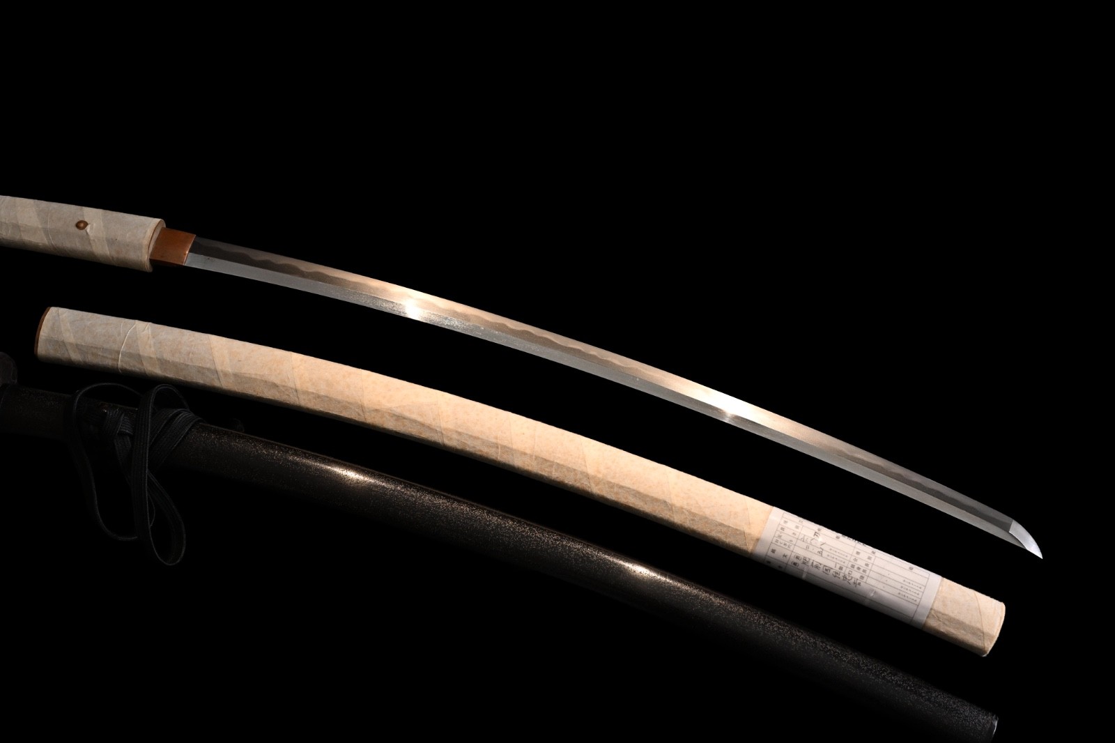 Katana Japanese antique Hizenkoku Tadayoshi Edo period shirasaya koshirae