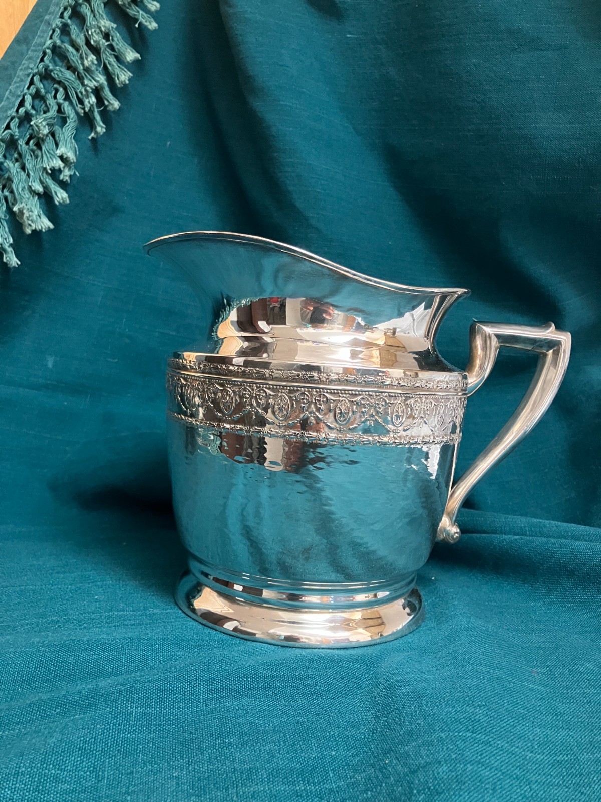 Pitcher Nickel Silver Forman Brothers in Excellant Condition