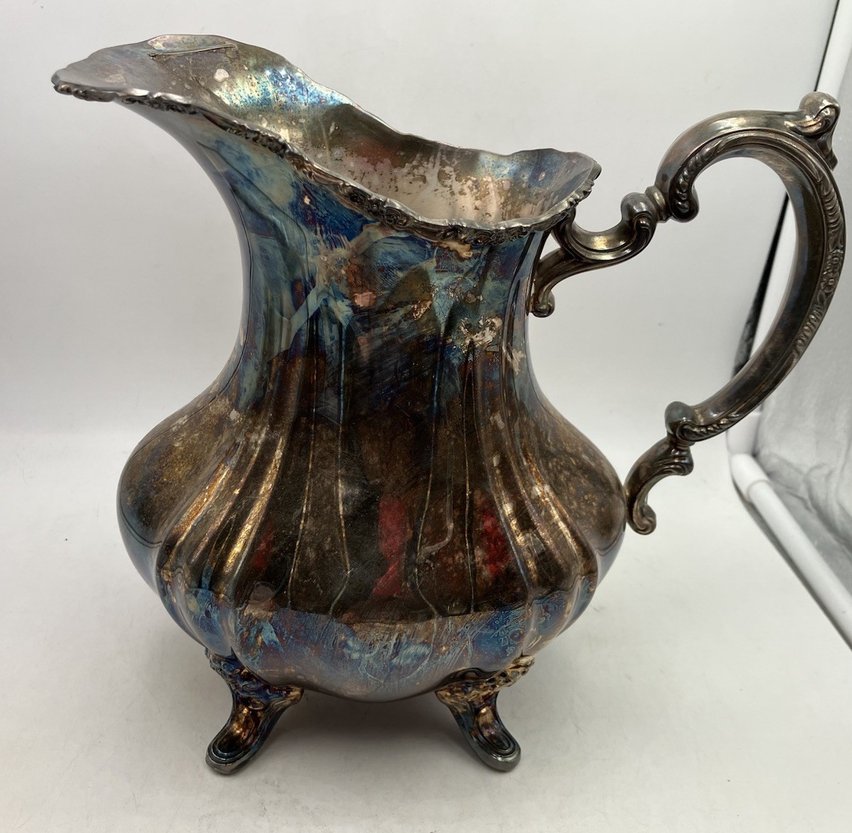 Silver Plated Water Pitcher Lancaster Rose by Poole 401A EPCA