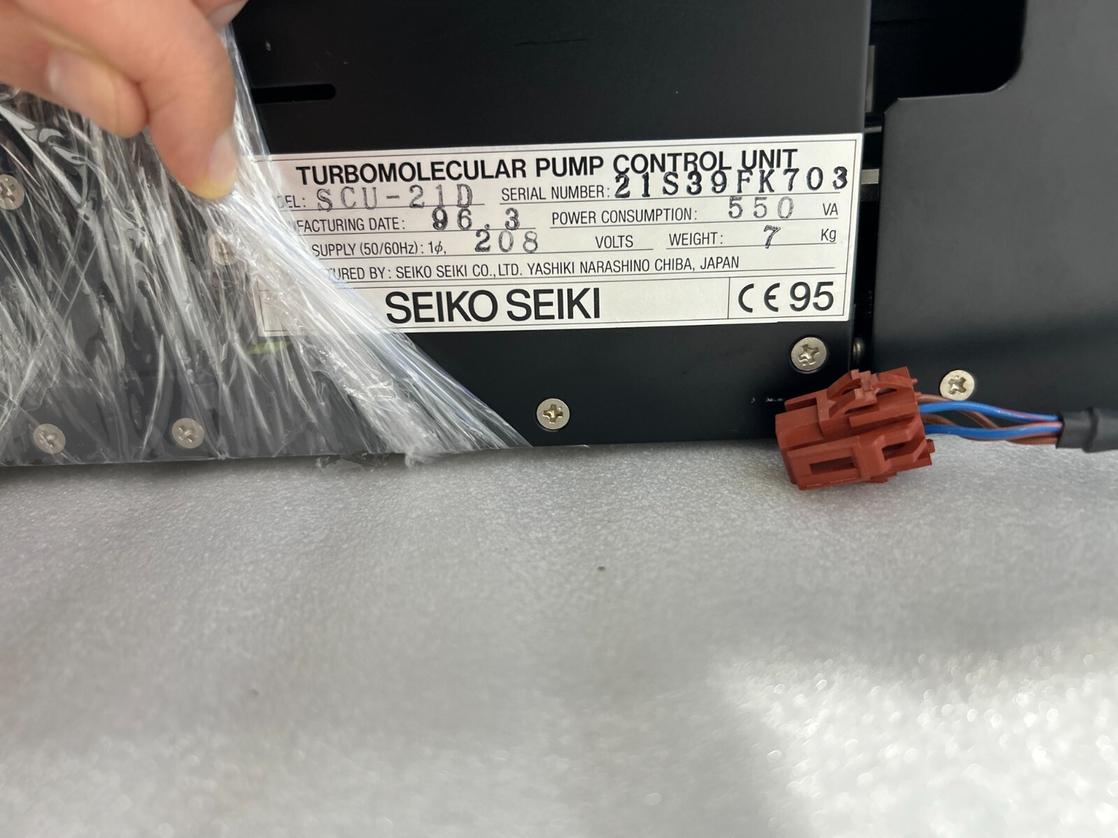 SEIKOSEIKI TURBO- PUMP CONTROLLER (M/N: SCU-21D) / Used