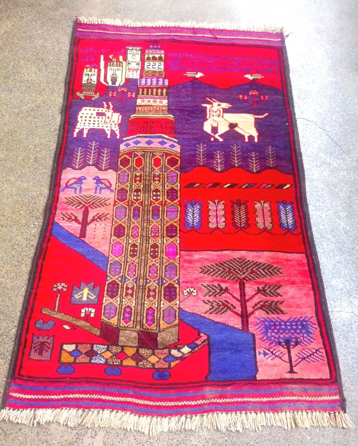 Handmade Afghan amazing war rug Great Quality/ Rug For Sele 3 Days Offers