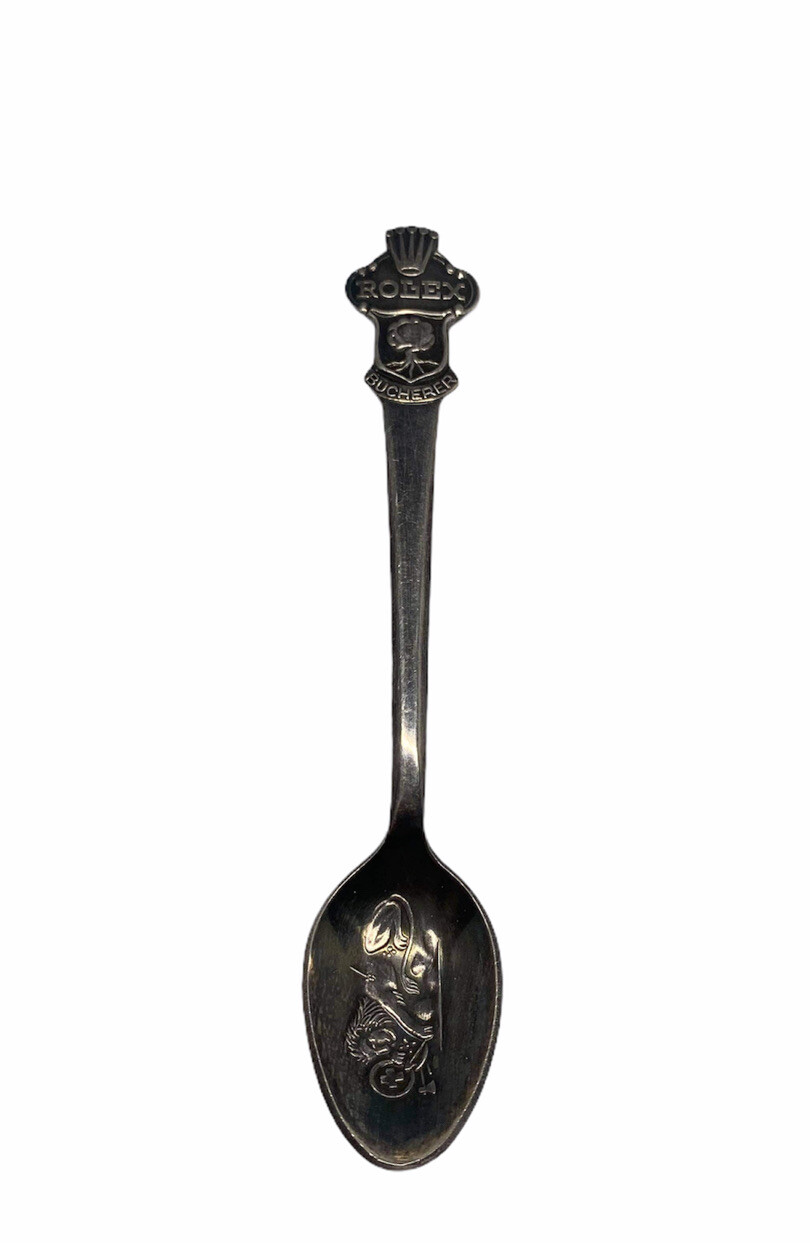 Vintage Rolex Spoon Bucherer of Switzerland Lion Silverplate CB 6.9 M
