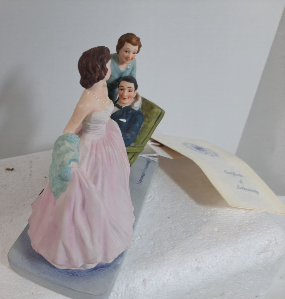 Sweet Sixteen Figurine Scene Norman Rockwell American Family Series 1979