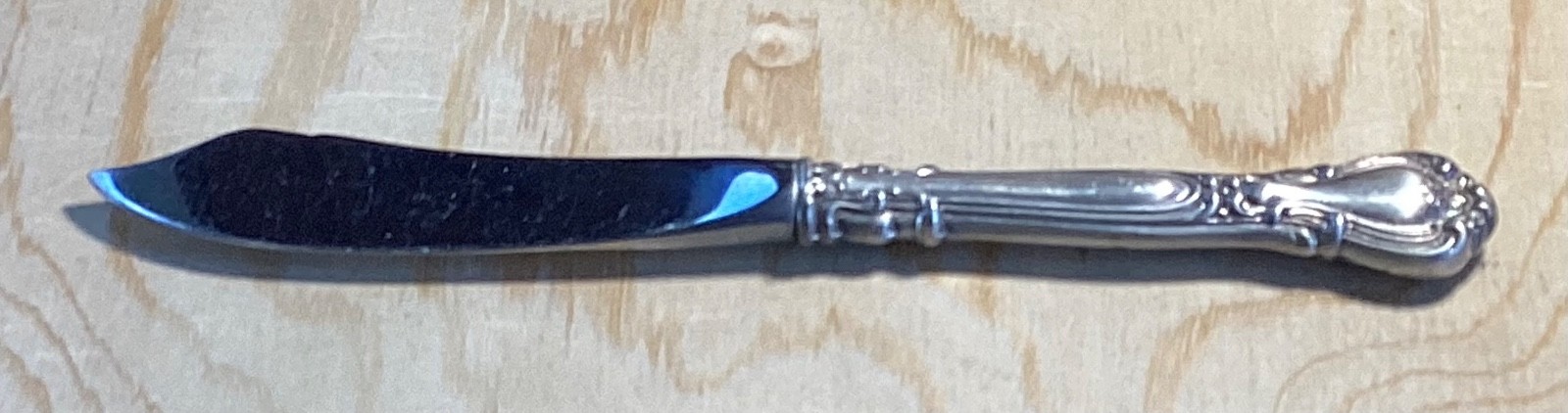 Gorham Chantilly Butter Knife -Sterling Handle -Stainless Blade 6 5/8″-READ AD !