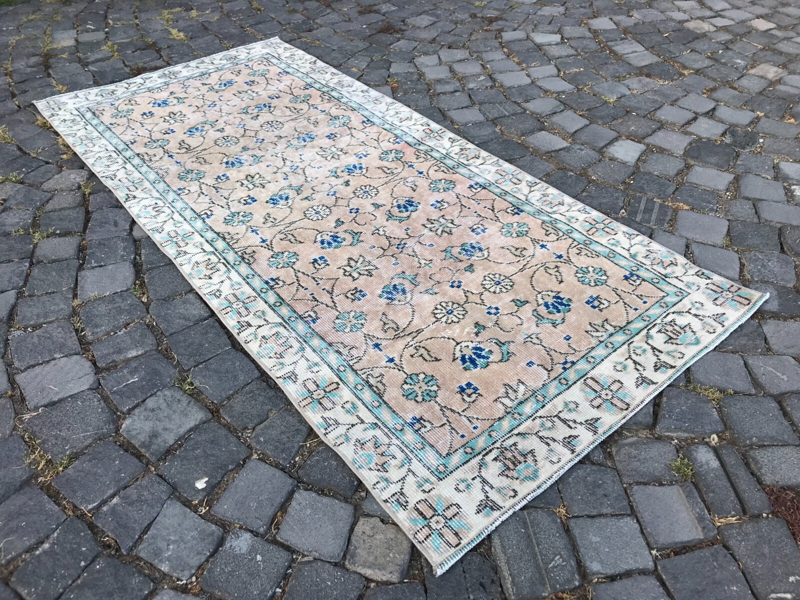 Handmade Rug Turkish Area Rug Vintage Rug Oushak Rug Antique Rug Bohemian Rug