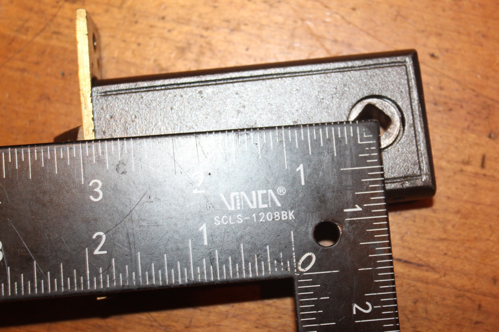 Antique Small Cast Iron Passage Mortise Excellent Restored Condition R-80