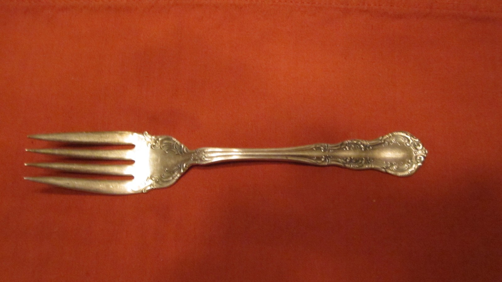 WALLACE OLD ATLANTA STERLING SILVER SALAD FORK NO MONOGRAM