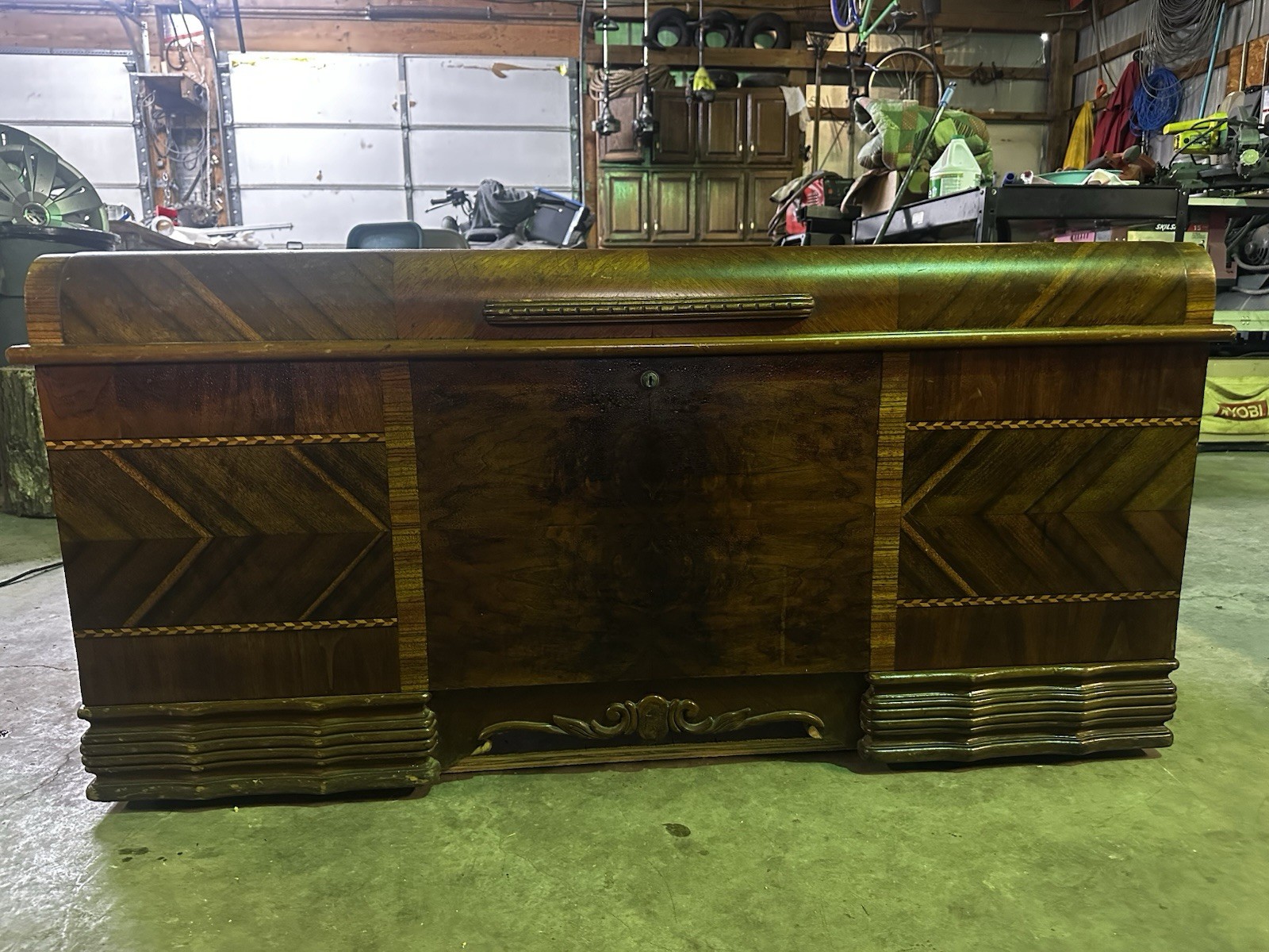 Vintage Lane Cedar Chest- Full Size, Waterfall Style, Manufactured 10-30-48