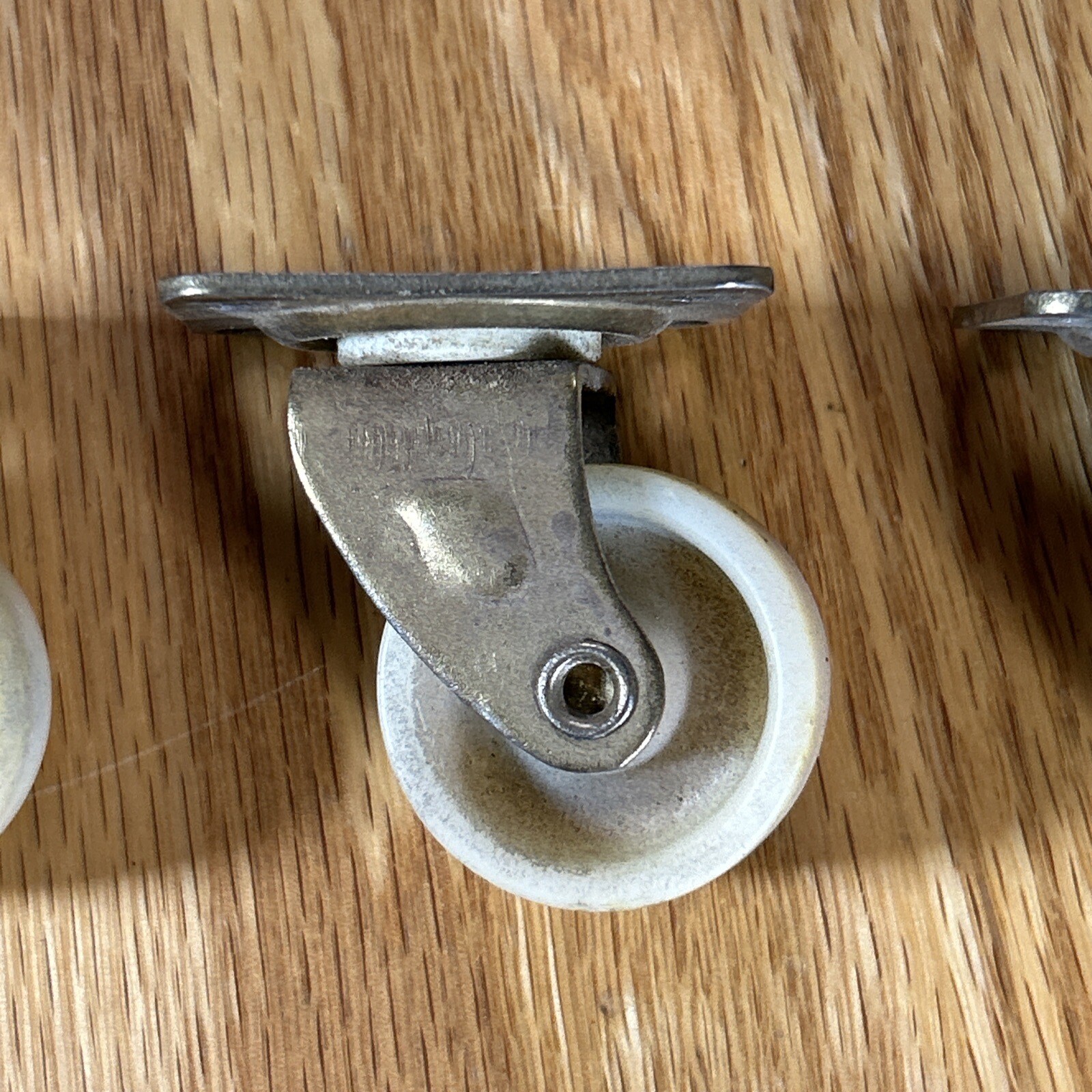 Vintage Swivel Caster Wheels Lot Furniture Plastic Wheels Damage