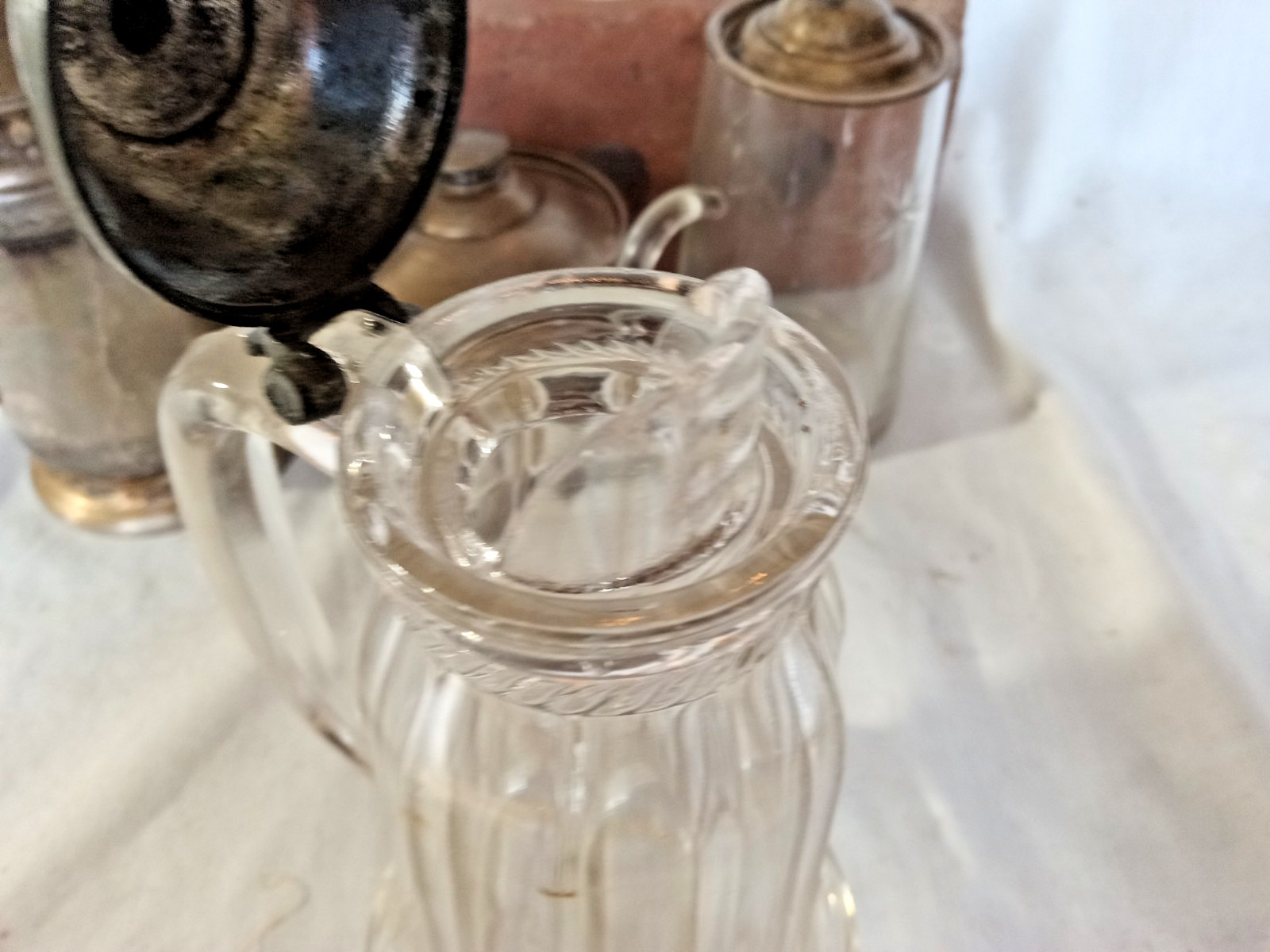 Silverplate, Sterling, Pewter, Crystal, Jigger, Mustard, Syrup WOW! FREE SHIP
