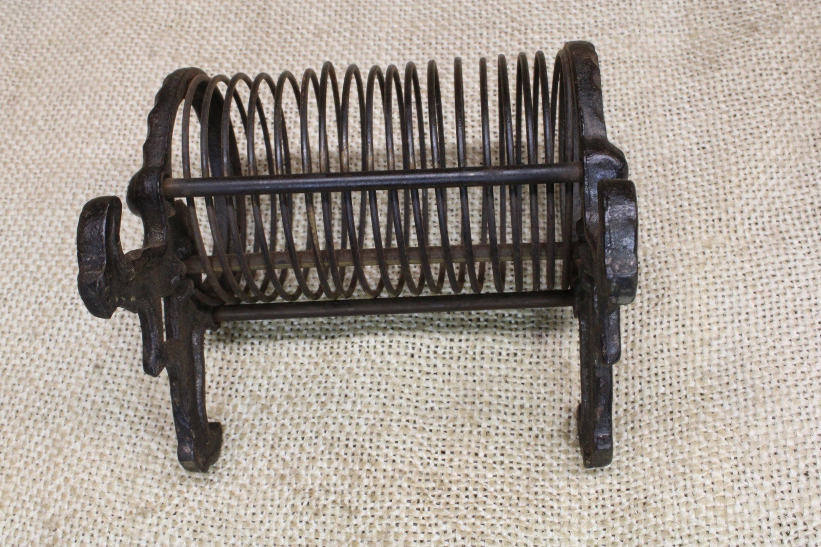 Old Diamond K Desk Top Organizer Letter & Pen Holder Business Cards Vintage 1886
