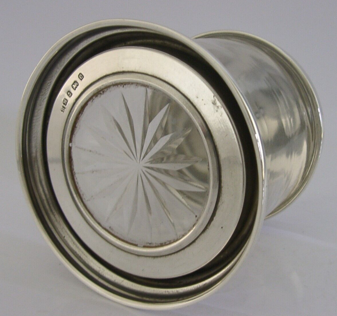 1905 STERLING SILVER STRING BOX EDWARDIAN DESK ITEM