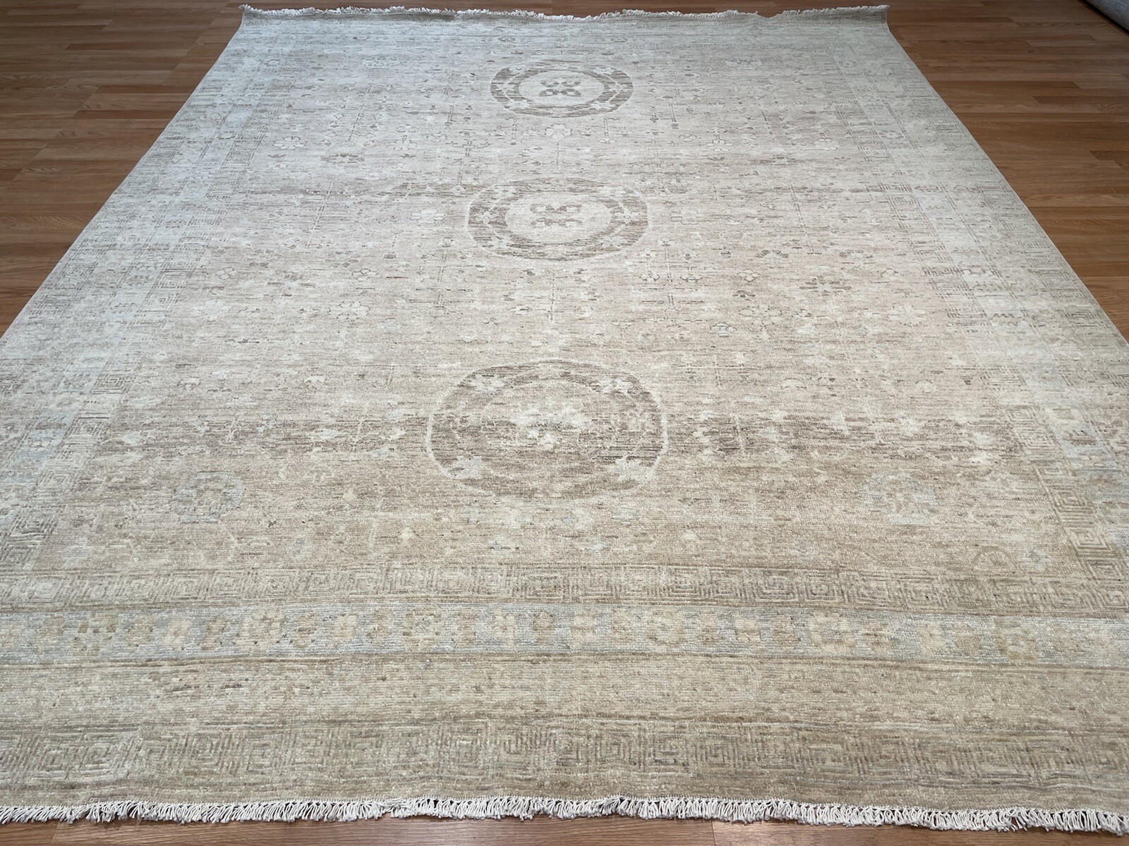 Terrific Transitional – Oriental Khotan Design – Tribal Rug – 7.10 x 9.9 ft.