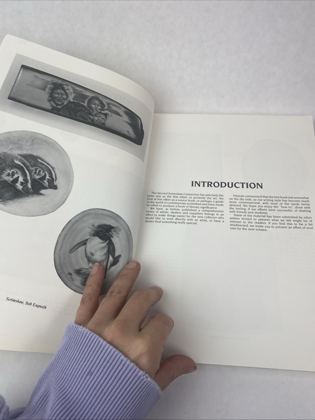 The Second Scrimshaw Connection by Bob Engnath 1985 carving Reference Book