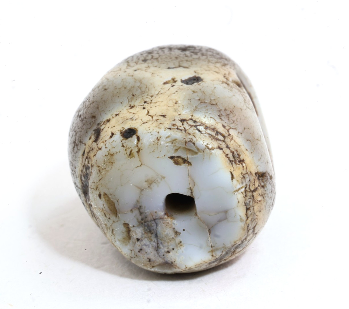 Extremely Rare 500 BCE Tibetan Longevity Dzi Bead | Ancient Totem Amulet