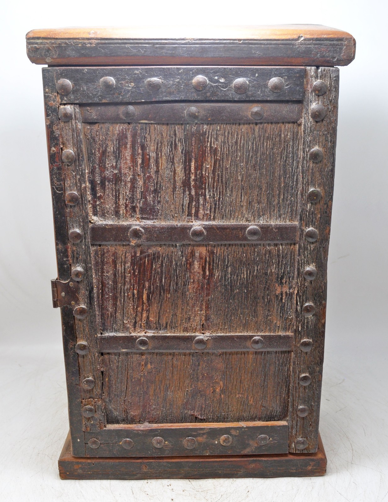 Antique Wooden Mini Storage Cabinet Original Old Fine Hand Crafted