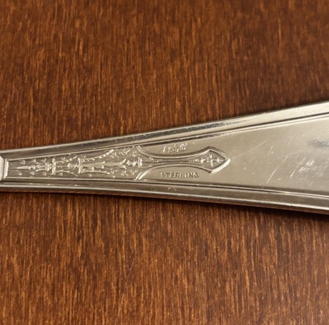Raphael by Gorham Sterling Silver Fish Server, Monogrammed