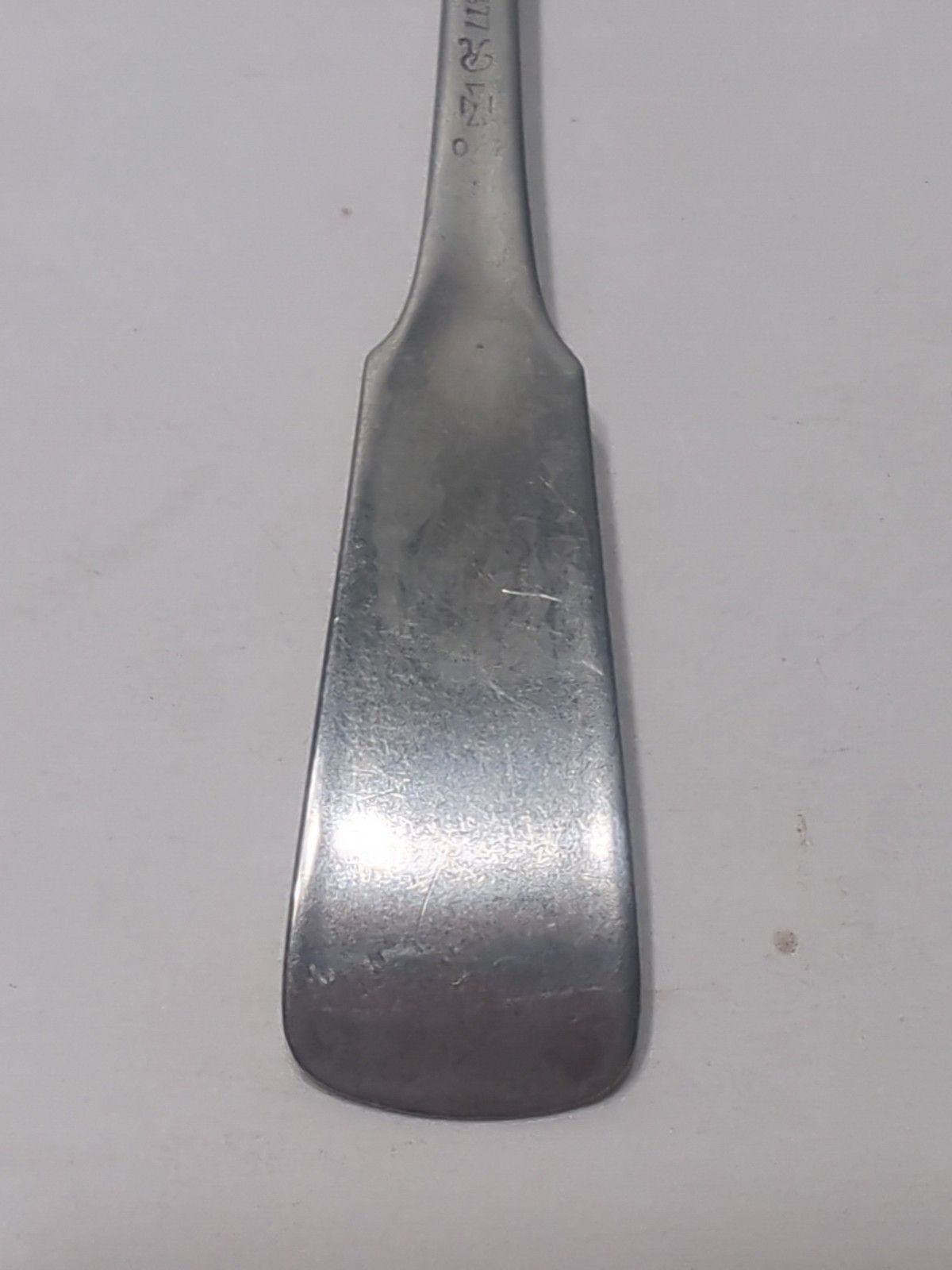 ✨ANTIQUE✨ FIDDLE TIPPED c1877 Coin Silver SUGAR SHELL SPOON – Vintage Silverware
