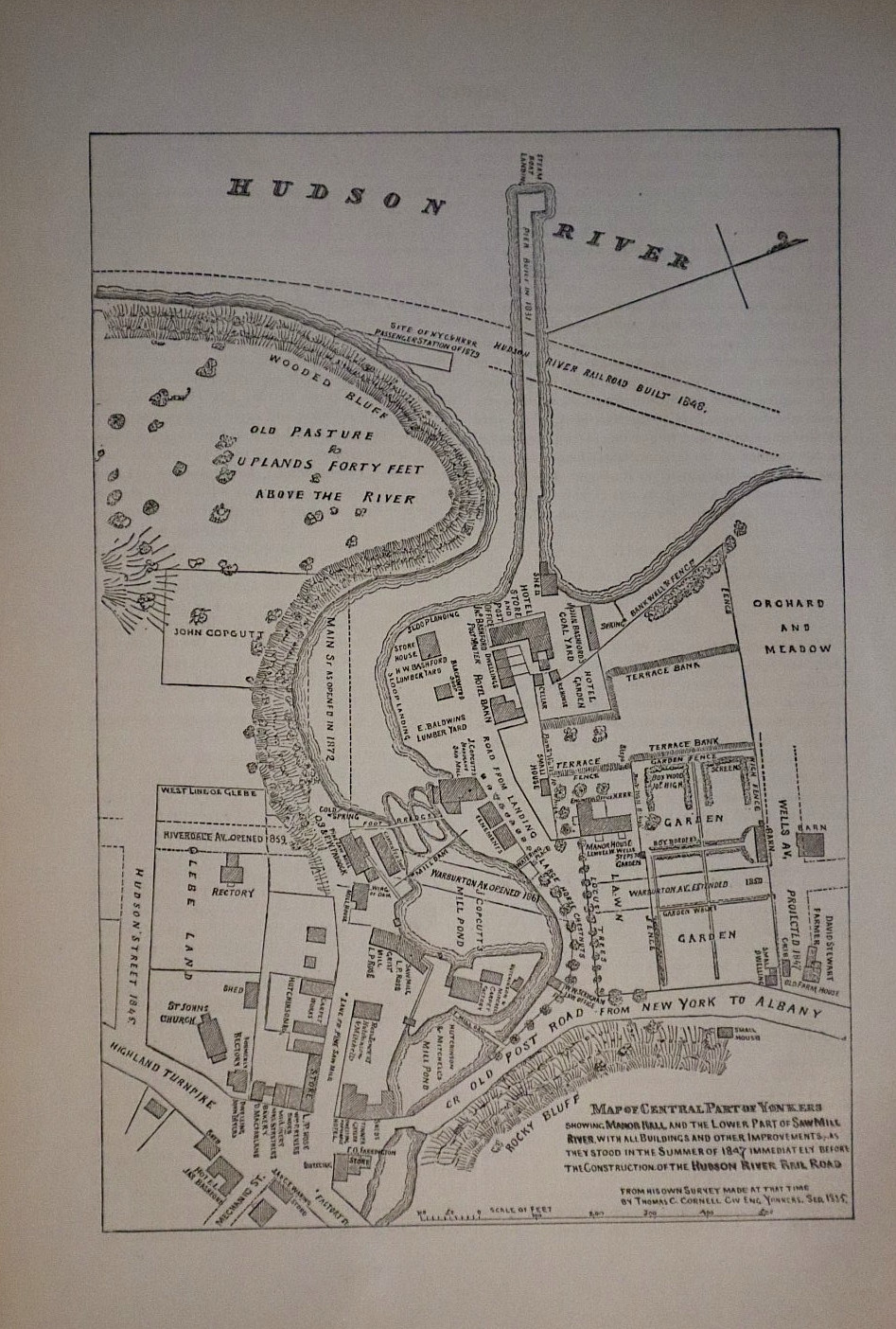 Historical View of the Central Part of Yonkers, Westchester County, New York