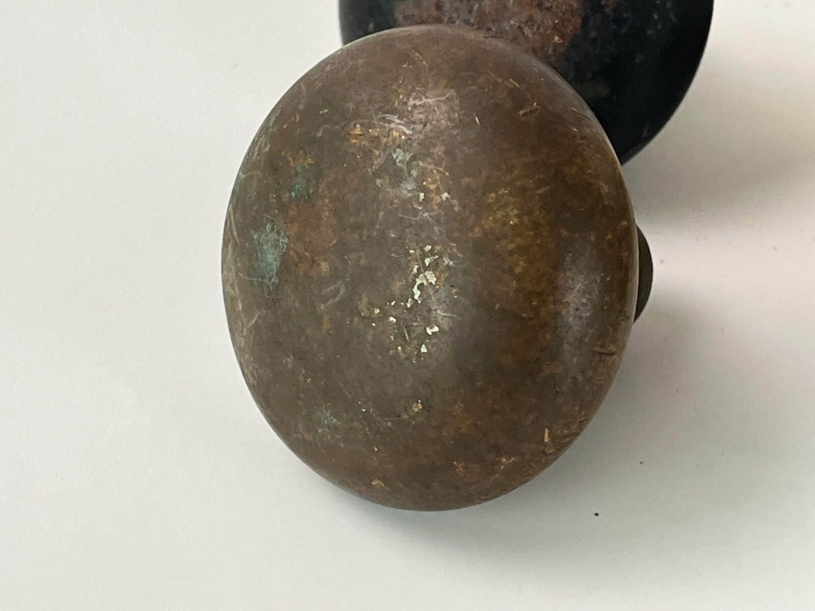 Antique Door Hardware Lot 9 Door Knobs Wood Brass Metal Knob Mortise