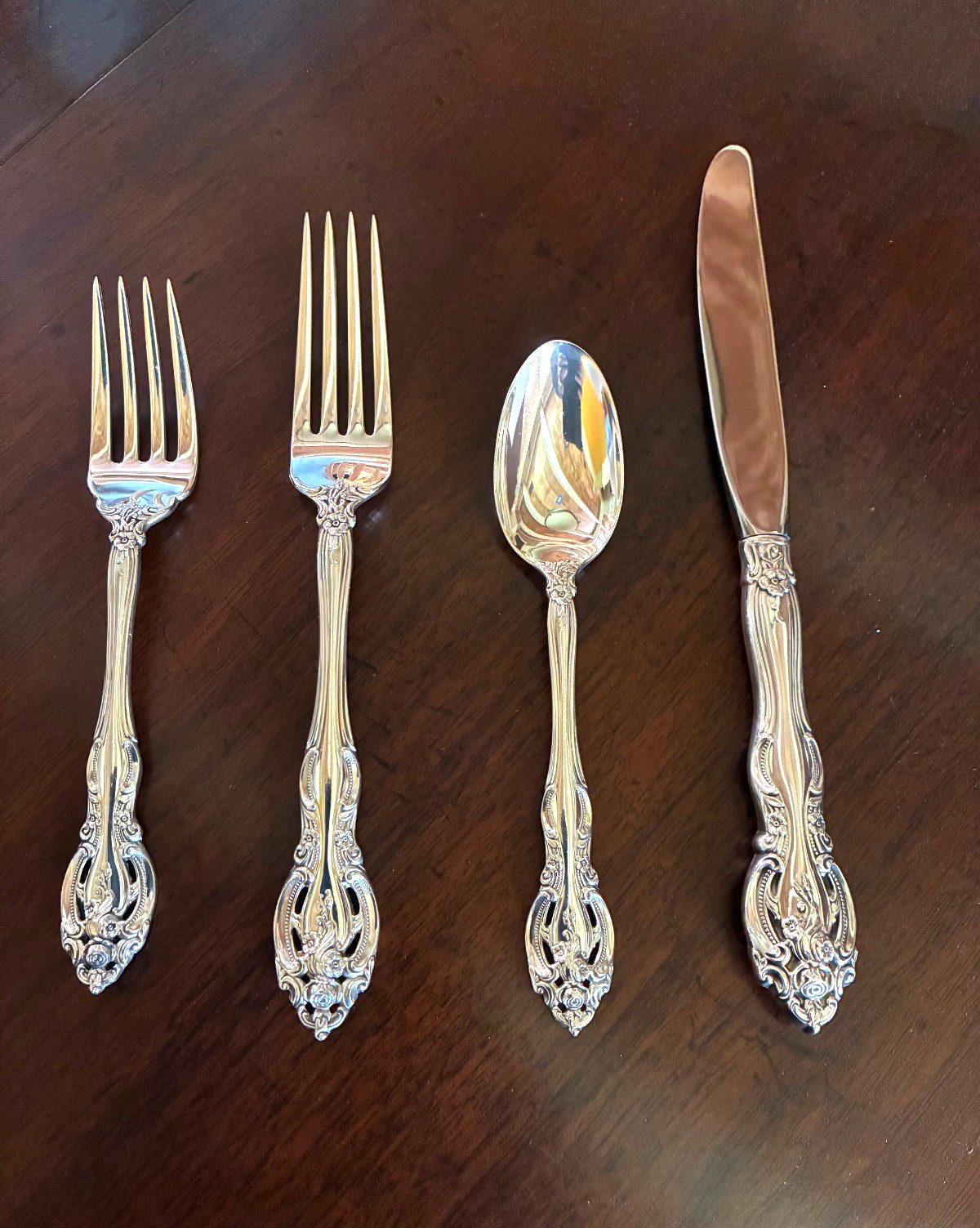 La Scala By Gorham Sterling Silver Regular Size Place Setting(s) 4pc