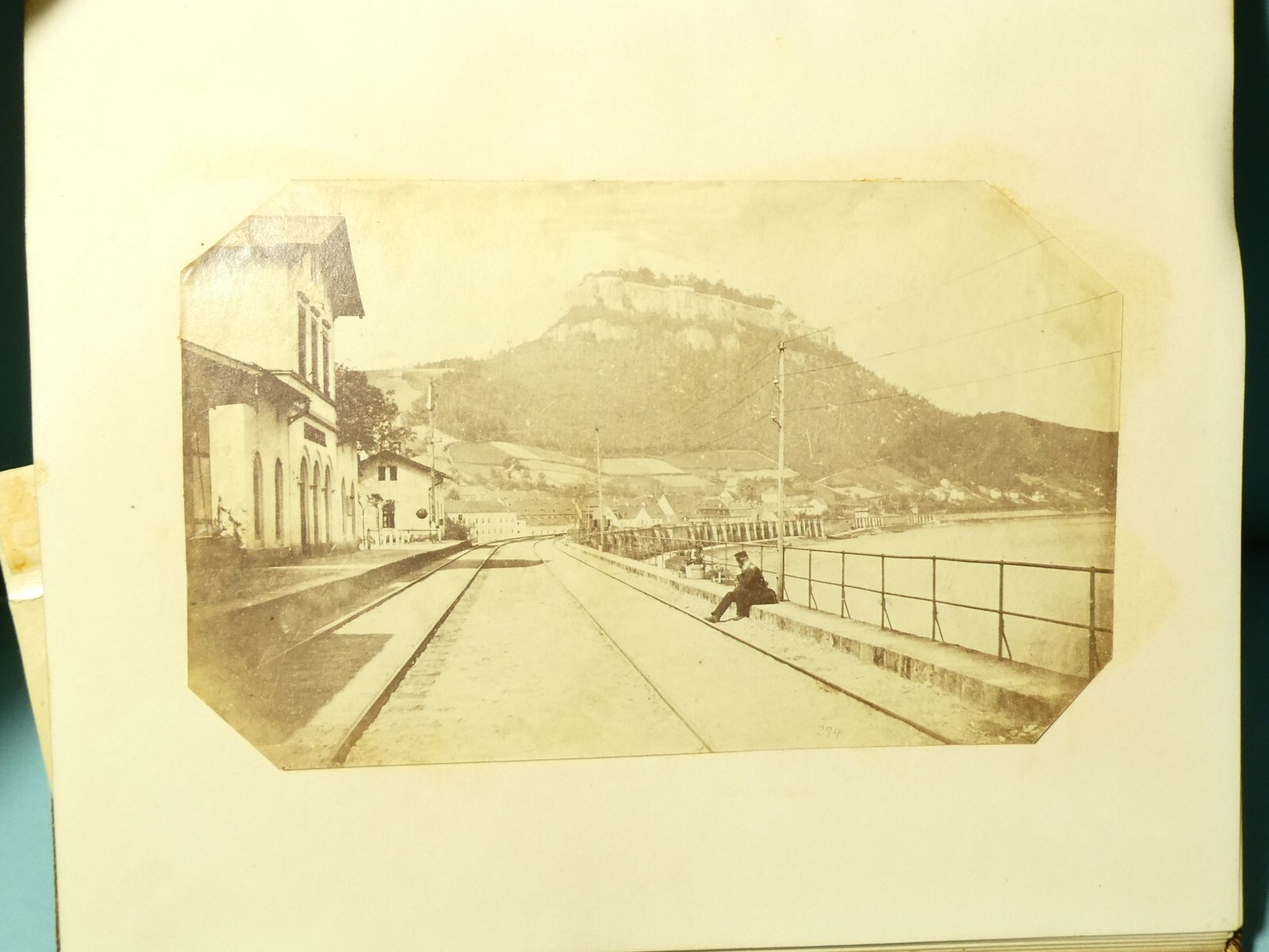 19thC FASS Album R Artillery Officers + Classic Art Paintings Sepia Photos