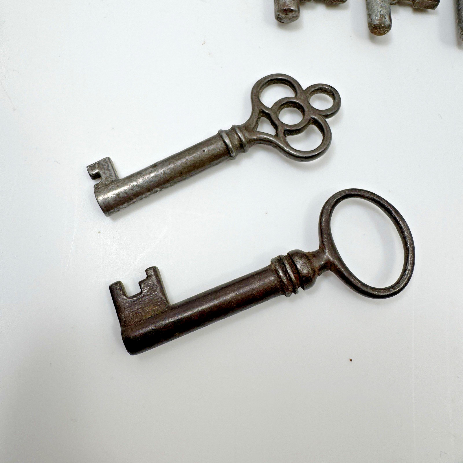 Vintage Antique Skeleton Key Lot 20pc Corbin 1887 Patent Luggage Clock Door