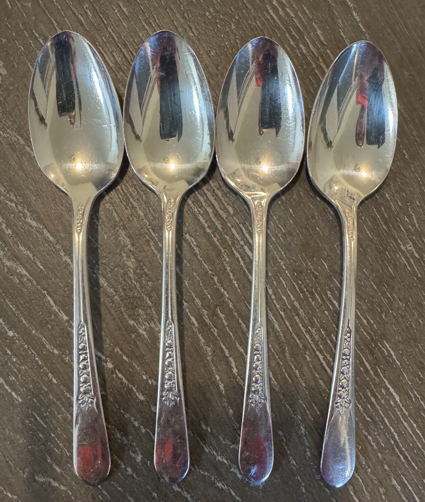 4 Teaspoon Priscilla-Lady Ann Silverplate by International Silver