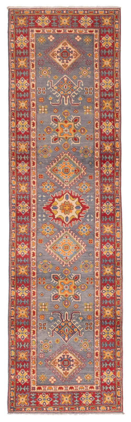 Vintage Hand-knotted Runner Rug 2’8″ x 9’8″ Traditional Oriental Wool Carpet