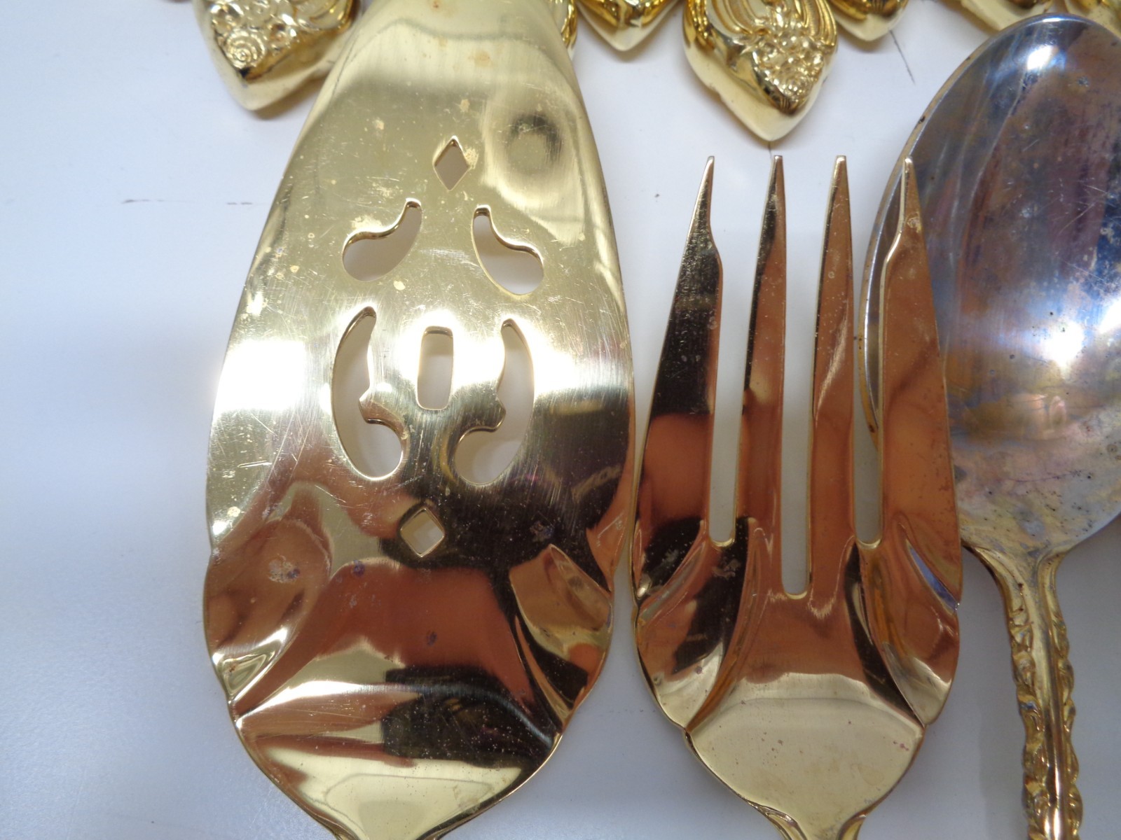International Deepsilver Gold Electroplate Countess Silverware 53 Pieces