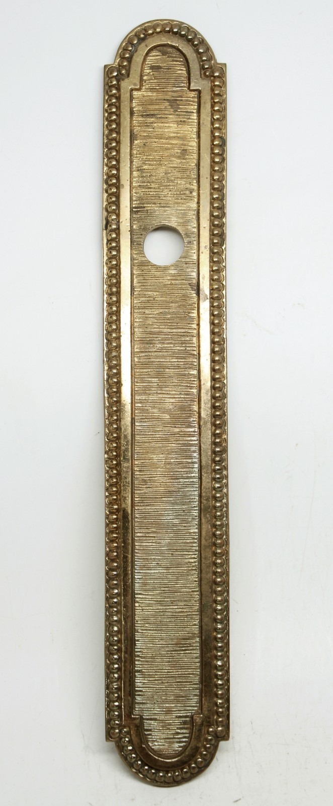 Gilded Bronze Beaded 11.75 in. Back Plate