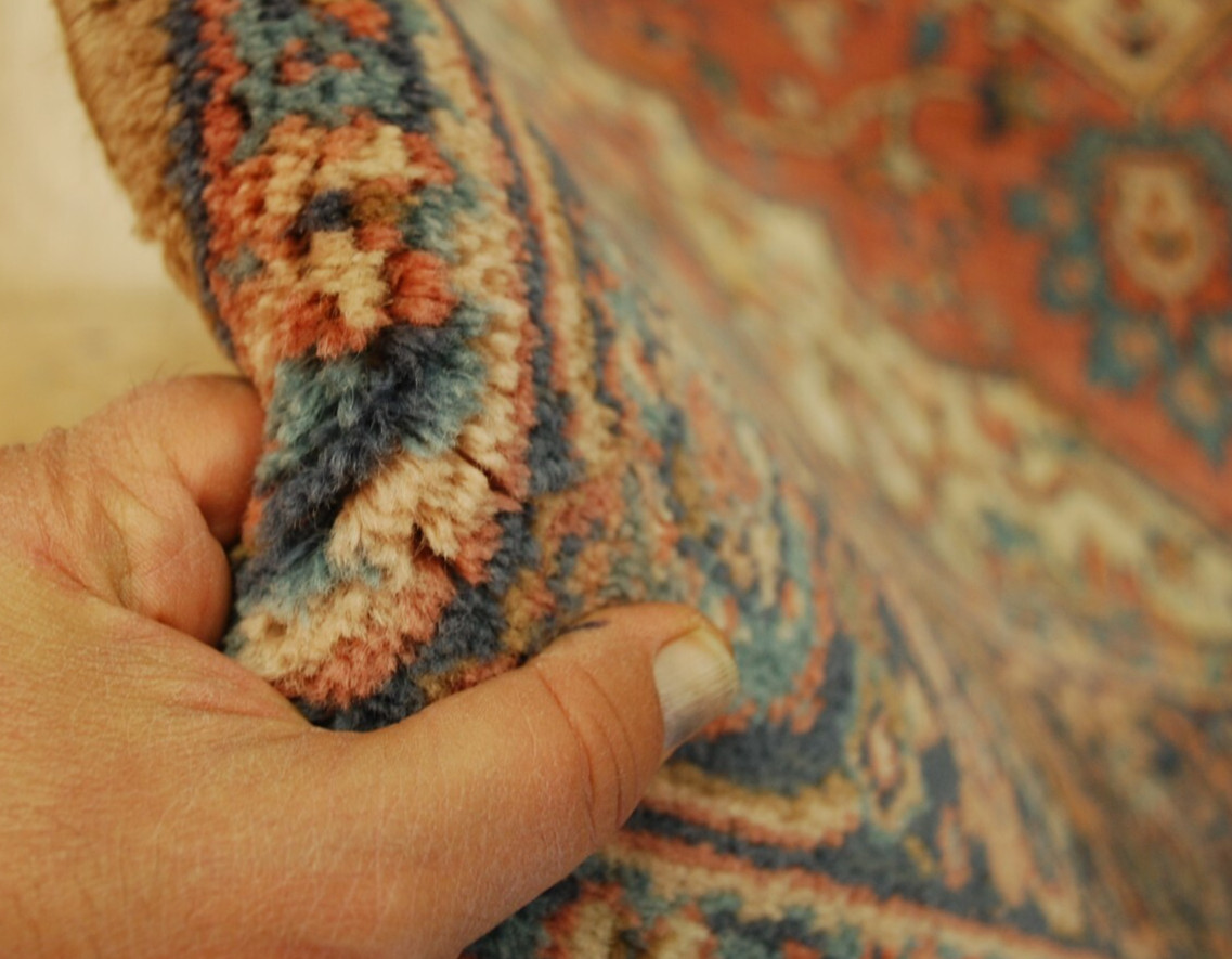MINT AUTHENTIC AMERICAN KARASTAN ANTIQUE SERAPI PATTERN#744 RUG CARPET 4’3″ X 6′