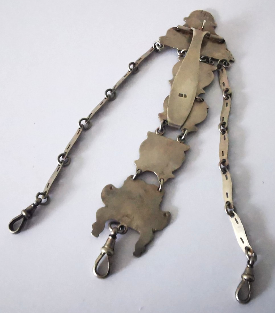 Victorian Solid Silver Chatelaine – Birm. 1890